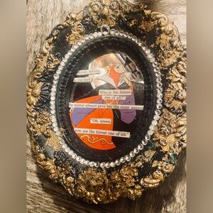 Hand made Evil Queen with custom vintage frame